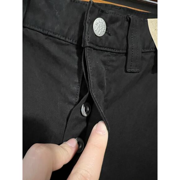 NWT Madewell Men's The Relaxed Utility Straight Pant Canvas Jet Black Size 33x30 - Picture 6 of 15